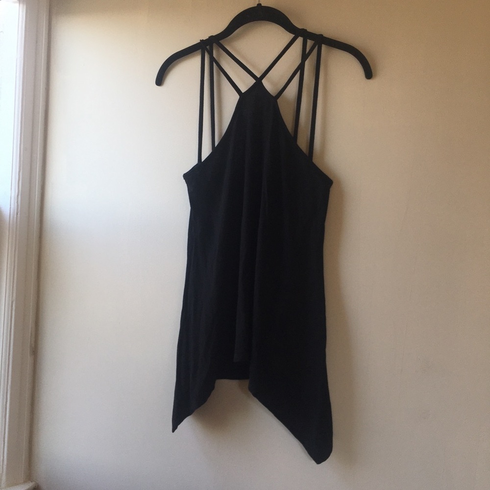 LAST CHANCE evereve x michael stars strappy black top - Picture 5 of 9